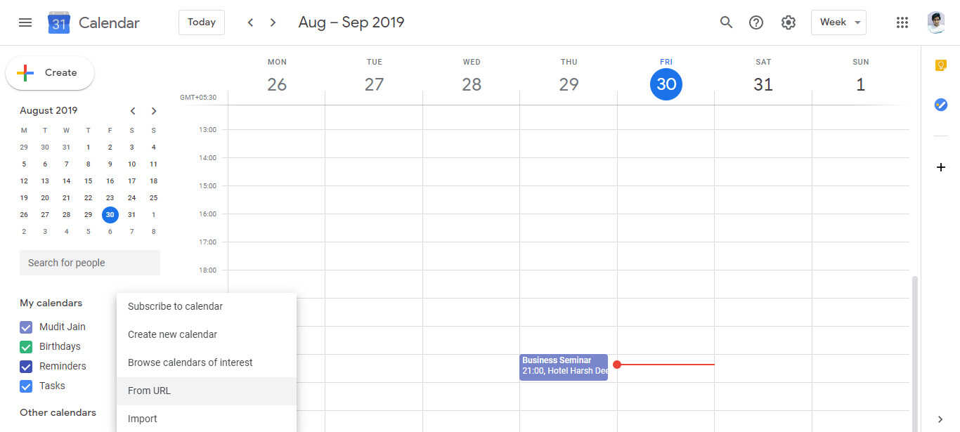 How to get iCloud calendar to show in Google Calendar? Google