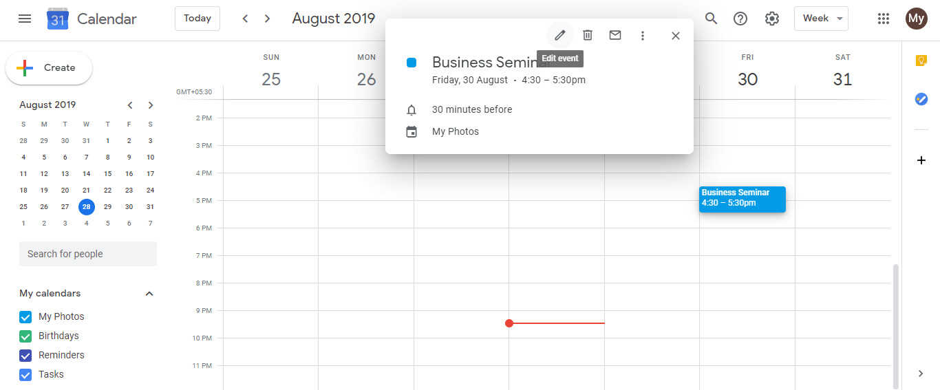 How to add private notes to public Google Calendar invites? Google