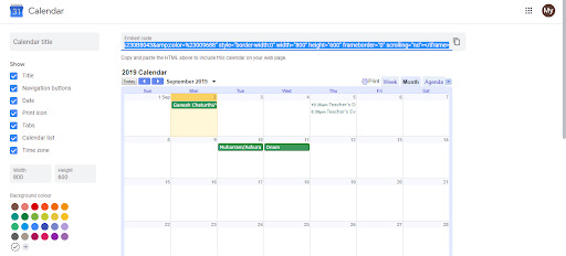 How to share multiple Google calendars with someone using a simple