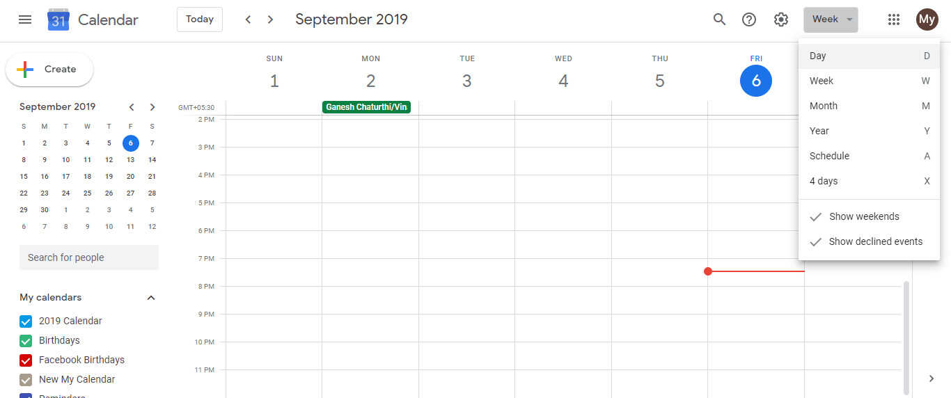 print a Google - Google Calendar Handbook