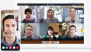 GoToMeeting interface during an online cloud meeting